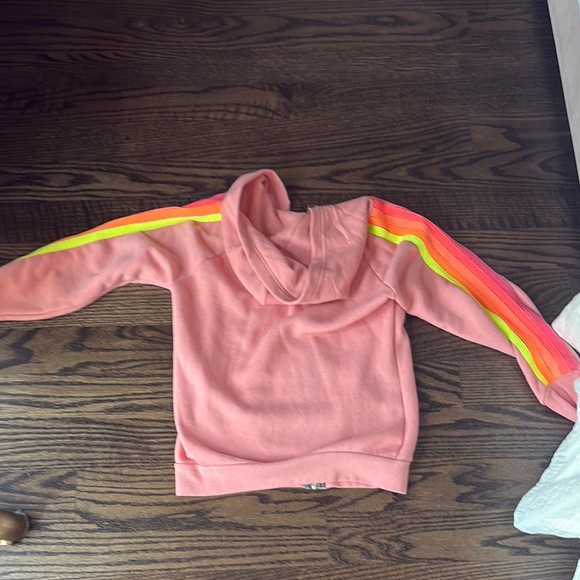 Kids Pink Hoodie with Lightning Bolt - Picture 3 of 3